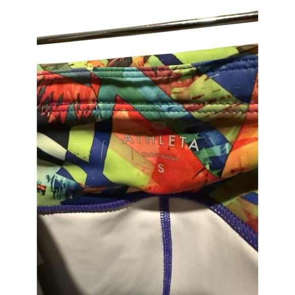 Athleta Kaleidoscope Sonar Women’s Capri Leggings – Size Small - Picture 4 of 4